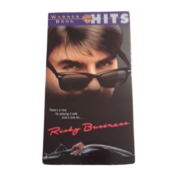 6/$15 Risky business Warner bros VHS video tape - Picture 1 of 3